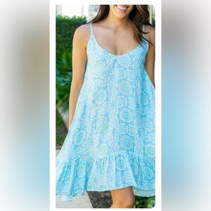 NWT Kenny Flowers The Ischia Mini Swing Dress